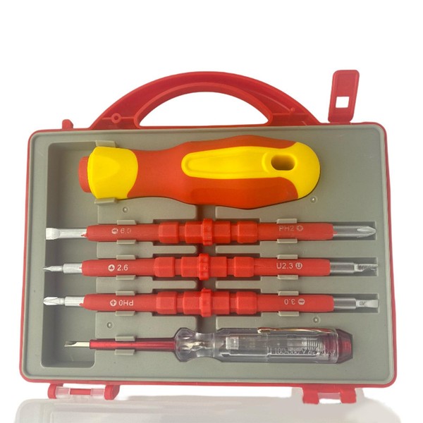 5 in 1 Insulated Screwdriver Set - Electrician Tool Set