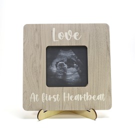 Ultrasound Picture Frames - Baby Sonogram Picture Frame - Cute Pregnancy Announcements Sign - Baby Announcements Ideas - Baby Announcement Sign - Pregnancy Announcement Sign - Love at First Heartbeat