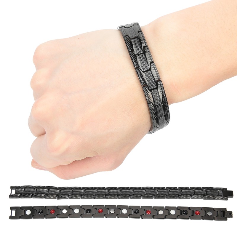 Magnet Bracelet Stainless Steel Fatigue Relive Hand Chain Unisex Health