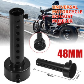 CGEAMDY Exhaust Moto Exhaust Pipe Silencer, Motorcycle DB Muffler, Exhaust Motorcycle Silencer DB Defender, Moto Exhaust Pipe Silencer (4.8 cm)