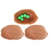 STOBOK Magic Trick Set de 3 conchas de nogal y