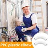 ZWWOGE Pack of 12 Pipe Elbows M16 PVC Pipe Elbow