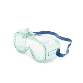 Honeywell Uvex Ademco by A610S Series Splash Goggle with Transparent Green Body and Clear Lens with Fog-Ban Anti-Fog Coating