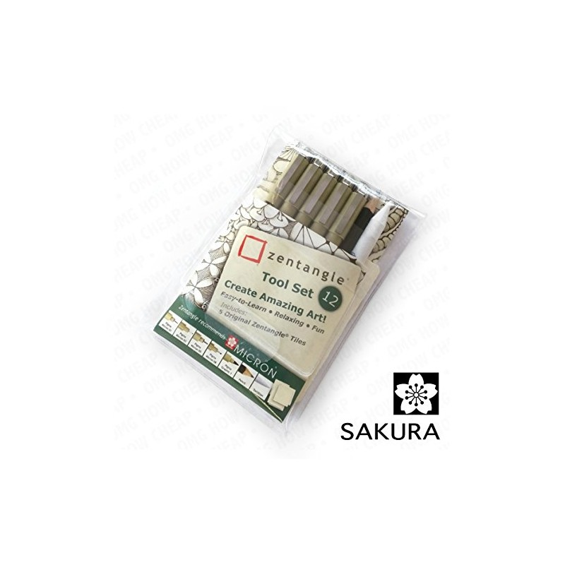Sakura Zentangle - 12 Piece Art Therapy Tool Set in