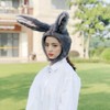 HIPIHOM Easter Bunny Head Cover Easter Festival Cosply Plush Animals