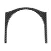 Central Armrest Cup Holder Trim Strip Carbon Fiber Interior Decoration