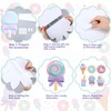 Fiwochic 7 Pcs Large Candyland Party Decorations with Stands, Dessert