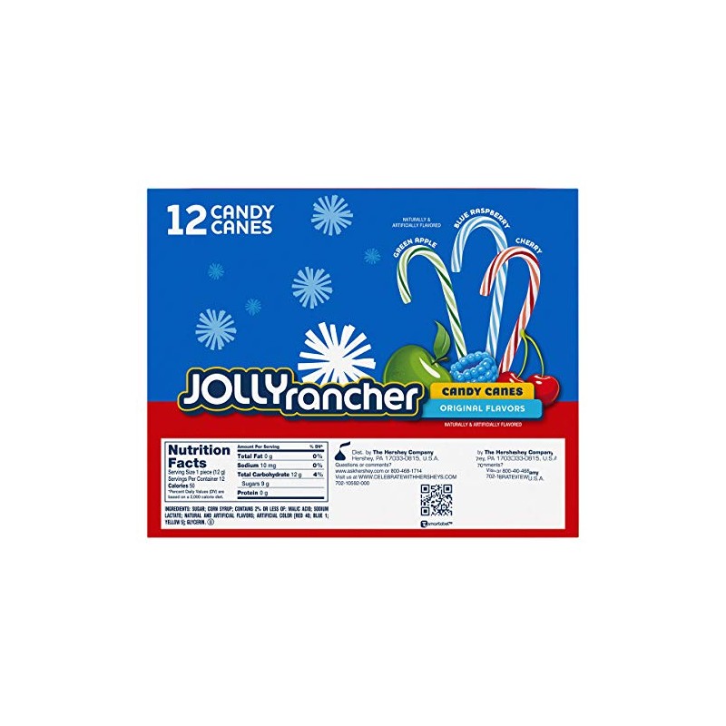 Jolly Rancher Candy Canes - Original Flavors - 24 ct.