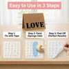 20 Pack Reusable Letter & Number Stencils, 20 Fonts for