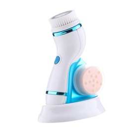NOLITOY Facial Cleansing Brush 5 Times Cleansing ° Rotation Deep Pore Clean Face Cleaning Brush Waterproof Blue