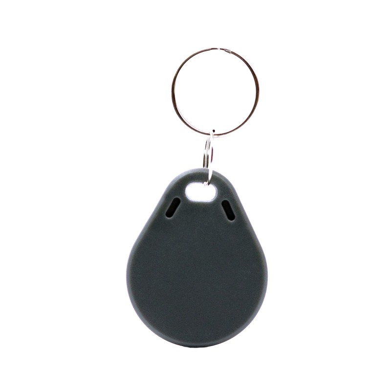 NFC Tag Keyfob, 40x32mm, NXP NFC chip, 180 byte, grey,