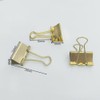 FSSTUD 100 Pcs 15mm Small Binder Clips Mini Paper Clamps