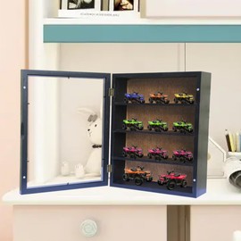 11x16 Shadow Boxes Frames Large Shadow Box with Shelves Deep Memory Box Display Case with Movable Shelf for Keepsake Flowers Wedding (Black)