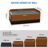 ANNKUT Furniture Risers 1.5 inch, Rectangle Adjustable Risers Blocks for