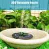 2.5W Solar Fountain Pump With 360°Rotatable Nozzle Solar-power Fountain Free