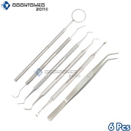 ODM Healthcare, Lab & Dental Tools Set Plaque Remover 6 Pack Teeth Cleaning ODM