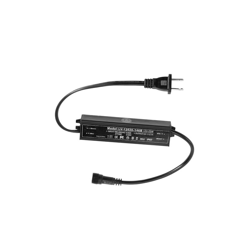 GreenClick 12V Transformer Adapter for GreenClick Landscape Lighting