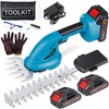 Hedge Trimmer Cordless with Battery and Charger 21V Electric Brush