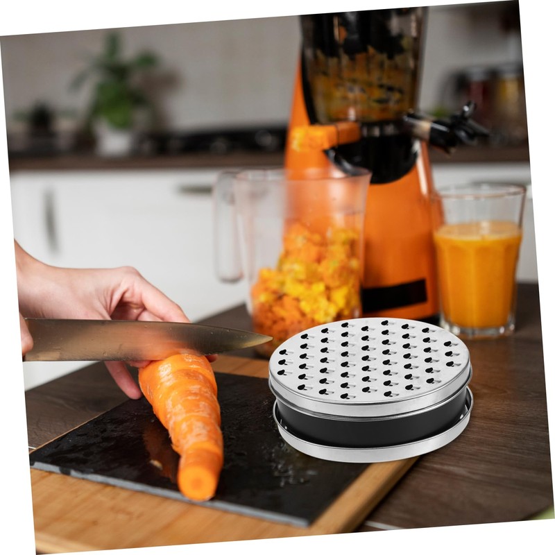 Ciieeo 3-Piece Cheese Grater Set with Container Dual-Sided Stainless Steel