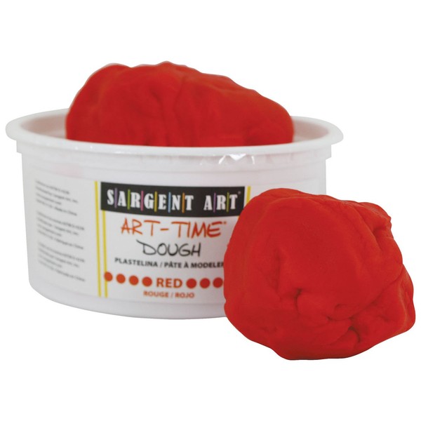 Sargent Art 85-3120 1-Pound Art-Time Dough, Red