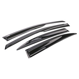 Unbranded Fit For 06-11 Civic Sedan Mugen Style Window Visor Deflector Guard Vent w/ RS