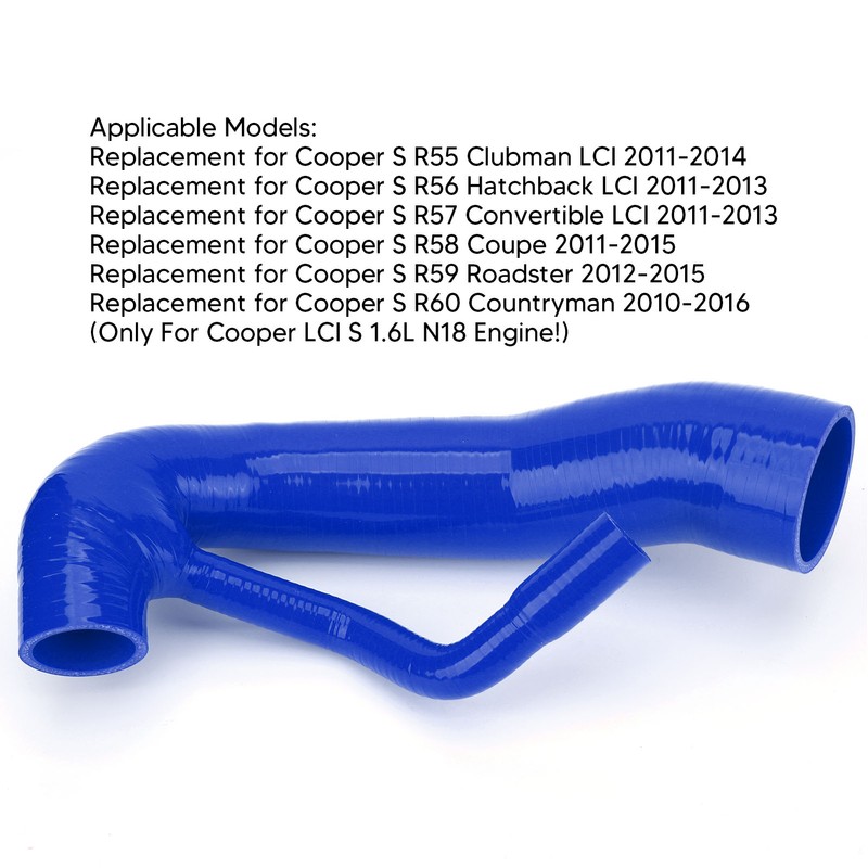 Silicone Intake Hose Pipe Replacement For Cooper S R55 R56