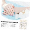 Healeved 3sets Cartoon Christmas Nail Art Stickers 3D Press Nails