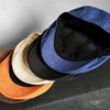 HIQIU Classic Cotton Linen Peaked Caps Men's Summer Sun Hat
