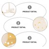 POPETPOP 3Pcs Christmas Star Lantern Lampshade 9 Pointed Hollow Out