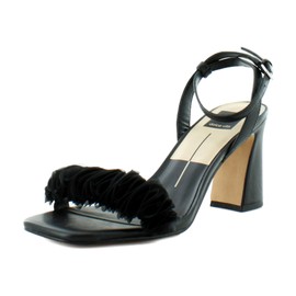 Dolce Vita Women's Iesha Sandal, Black Leather, 6.5