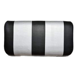 Seat Cover Replacement for EZGO RXV Golf Cart - Front Bench Seat - Premium Marine Vinyl - 5 Panel Stitching - Staple On Installation - Two-Tone Golf Cart Seat Covers (Black & Silver)