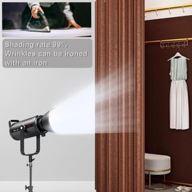 Clothing Store Fitting Room with Shading Curtain, Portable Temporary Mobile Privacy Protection Dressing Room, Foldable Mall Simple Changing Room and Temporary Mobile Room, 200x100x95cm(Brown)