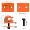 Insaga 3/8" Tractor Bucket Hooks - 2 Pack Forged Steel