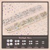 BELLEBOOST Nail Art Rhinestone Glue Gel&2 Boxes Flatback Gems Kit,