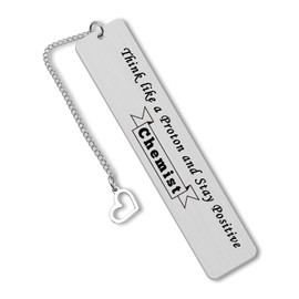 Funny Chemistry Gifts for Women Men Inspirational Bookmark for Chemist Scientist Chemist Teacher Student Graduation Gifts Science Lover Family Friends Gifts Physicist Atomic Science Bookworm Gifts