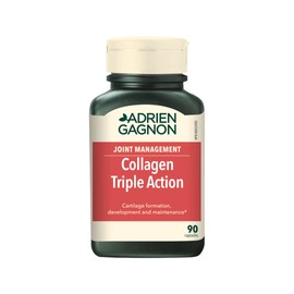 Adrien Gagnon - Collagen With Lysine & Vitamin C, Triple Action, 90 Capsules