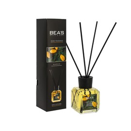 Reed Diffuser with Sticks, Mango, 4.05 Fl Oz (120 ml), Long Lasting Home Fragrance, Aromatherapy Oil Diffuser, Refreshing Air, Gift for Home and Office Shelf Decor, 1 Pack