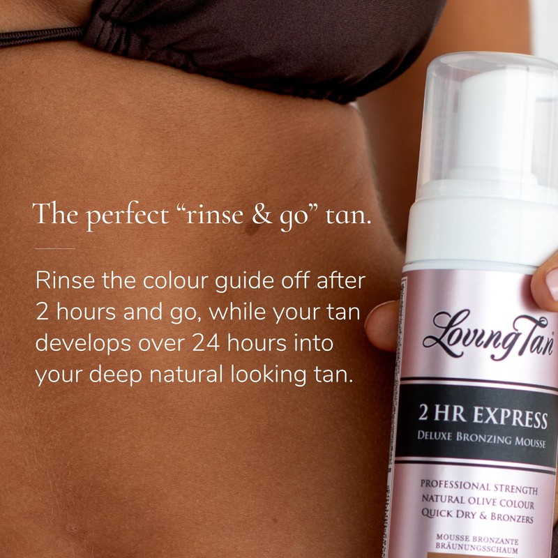Loving Tan 2 HR Express Self Tanning Mousse, Dark -