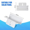 ECO-WORTHY 16 Units Solar Panel Mounting Brackets,Z Bracket Sets Lightweight