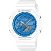 Casio Watch GA-2100WS-7AER, White, Ribbon