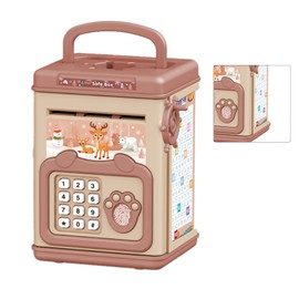 Electronic Money Piggy Bank Safe Password Kids Piggy Bank (Pink)