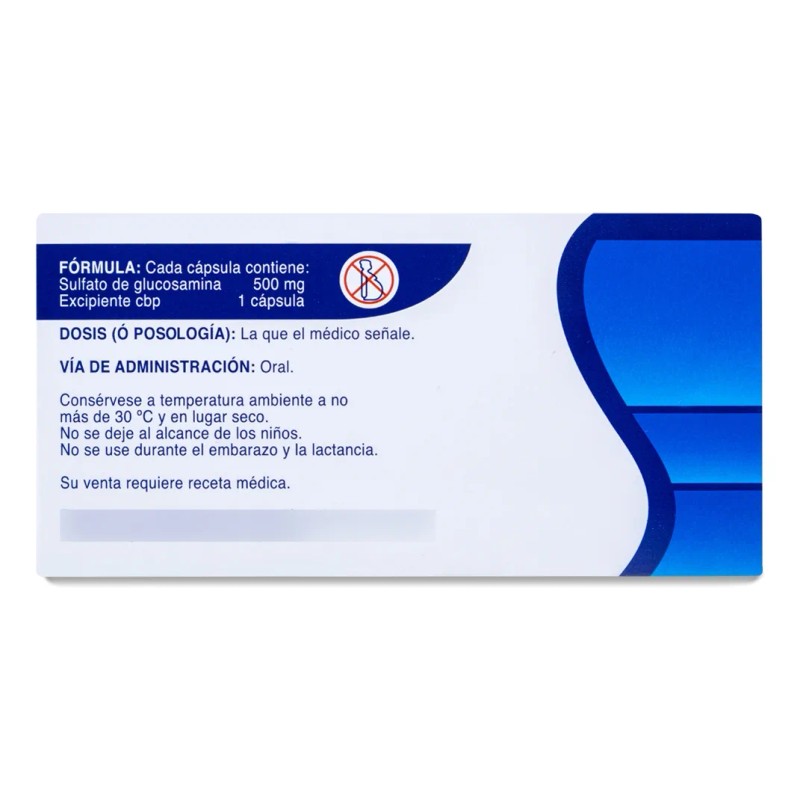 Carticap C30 Caps. 500 Mg. Gelpharma Sin Sabor