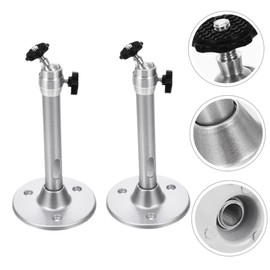 TEHAUX 2pcs Aluminum Alloy Projector Ceiling Mount Projector Holder Sleek Design for Home Theater Office Use