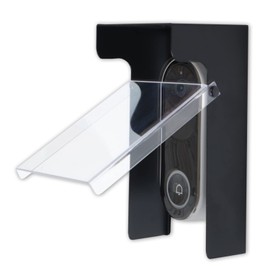 Clear Flip Cap Keypad Rain Cover,High Quality Galvanized Iron Material Rain Covers For Outdoor Electronics Card Reader/Door Keypad/Door Access/Attendance Machine