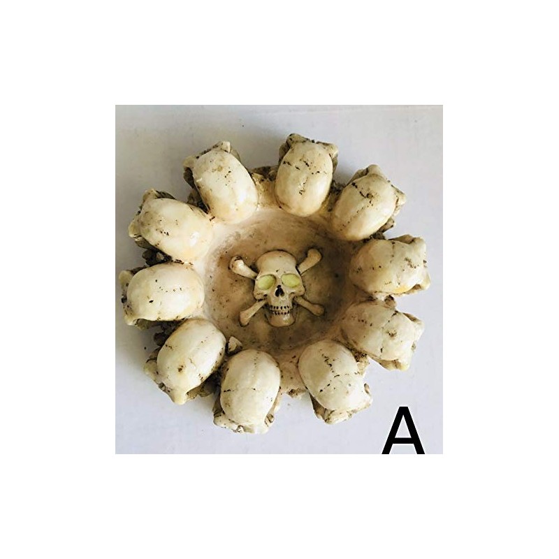 Ashtray Skull Eye Glow In The Dark (one Single pc)