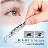 VICASKY Eyelid Tweezers for Meibomian Gland Massage Precision Eye Stye