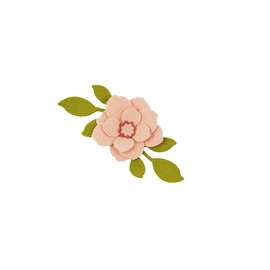 Sizzix 661690 Bigz Stanze - Asiatische Blume von Debi Potter, Plastic/Wood/Steel, schwarz, 17.39 x 14 x 1.9 cm