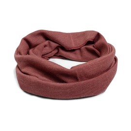 Engel Natural Tube Scarf 70% Wool 30% Silk for Men and Women, copper
