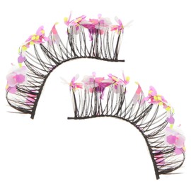 VICASKY 1 Pair Eyelashes for Special Occasions Decorative False Eyelashes Lightweight Strip Lashes for Weddings Cosplay and Parties Easy to Apply Lash Extensions