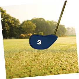 Kisangel 11pcs Golf Iron Professional Portable for Iron Elastic Material Weather Resistant Fits Brands Essential Golf Accessories for Men